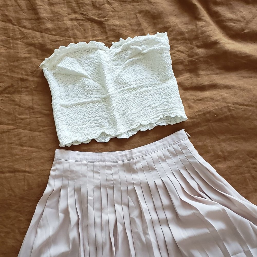 Vestique Dream Life Tube Top in White